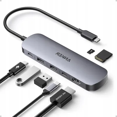 Produktbild von Anker USB-C Hub 7-in-1 mit 4K@60Hz und PD 85W