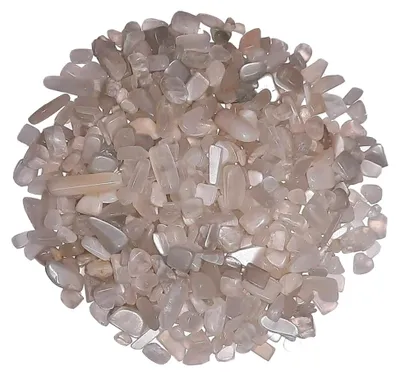 Produktbild von Mini Trommelsteine aus Mondstein, 100 Gramm, Wassersteine, ca. 3-10 mm