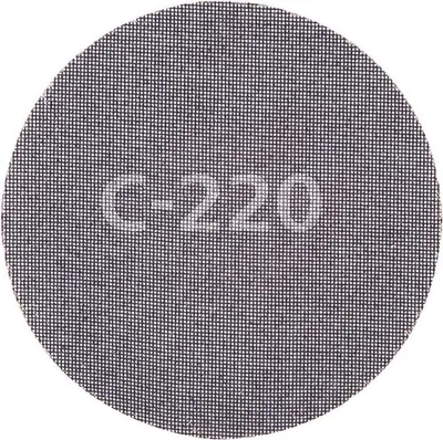 Produktbild von Wolfcraft Haft-Gitterleinen K220, Ø 225 mm 5 Stück