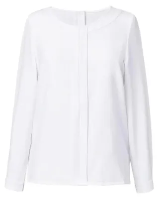 Produktbild von Brook Taverner - "Riola" Bluse für Damen, Langärmlig LT4593 (48 DE) (Weiß)