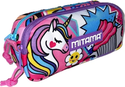 Produktbild von Schulmäppchen "2Zip", daisy-pop, MITAMA 64889-90016