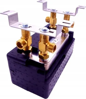 Produktbild von Wärmetauscher 90 Platten max 200 kW, 12 m³/h, 30 bar Ba-32-80 Satz Plattenwärmetauscher Heizung Plattenwärmetauscher aus Edelstahl als Wärmeüberträger
