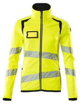 Produktbild von MASCOT 19153-315-1709-3XL, Jumper, Frau, Schwarz, Gelb, 3XL, 120 cm, Elasthan, Polyester