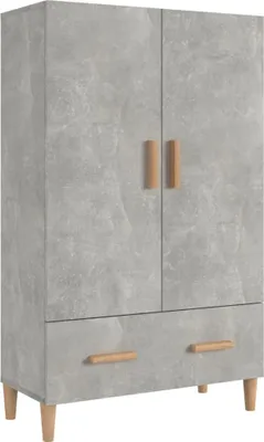 Obrázek produktu pro vidaXL Highboard concrete grey 70x31x115 cm odvozený dřevěný výrobek