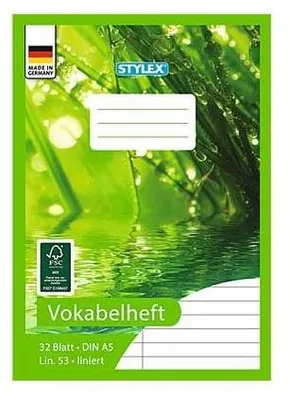 Obrázok produktu pre Zošit s linkovaním, formát DIN A5, linkovanie 53