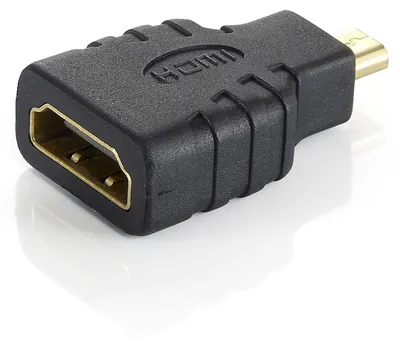 Produktbild von Equip Micro HDMI auf HDMI Adapter, microHDMI, HDMI, Schwarz