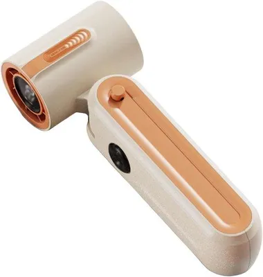 Productafbeelding van VHV - Bureauventilator - USB-bureauventilator - USB-oplaadbaar, opvouwbaar, met digitaal display - voor kantoor, slaapkamer, thuiswerken
