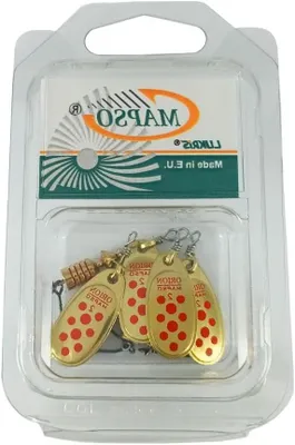 Productafbeelding van Vis Lepel - Vliegen Imitatie - Vissen - 45 Graden Schop - 4 Stuks 4.5g - Rood Zilver