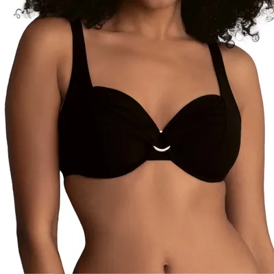 Productafbeelding van Rosa Faia dames bikini top Hermine, zwart (zwart 001), maat 40 EU