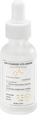 Obrázok produktu pre BERGAMO - NIACINAMIDE VITA SERUM, 30ml - tvárové sérum s niacínamidom