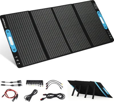 Produktbild von 18V 200W Faltbares Solarpanel Solarladegerät Solarmodul Solar Panels mit USB für Power Station