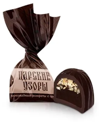 Produktbild von Schokokonfekt - Zarskie Usory, mit gemahlenen Nüssen, Nevskij Konditer, 300 g