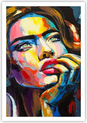 Produktbild von Poster - Poster ohne Rahmen - Mädchen Gesicht - 70x100 cm - Wand Bild - Wanddeko - Wandbilder - Kunstposter - Wandposter - Bilder - Kunstdruck - Wanddekoration - Wandbild - P2XPA70x100-3456