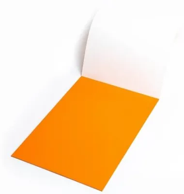 Obrázek produktu pro Popisovatelné fólie elektrostatické Symbioflipcharts 500x700 mm oranžové
