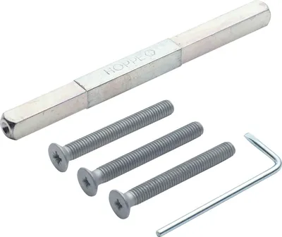 Produktbild von Hoppe Befestigungsset mit Schnellstift passend zur Sicherheits-Drückergarnitur Türstärke 87-92mm