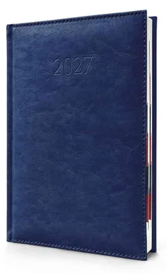 Image de Agenda quotidienne A5 pour l'année 2027, couleur grenat - Sezona