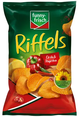 Image de funny-frisch Riffels Chili & Paprika 150g