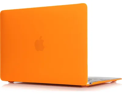 Produktbild von Mobigear Schutzhülle für MacBook Air 11 Zoll (2010-2016), Hartschalenhülle, MacBook Case - Orange - Modell A1370 / A1465