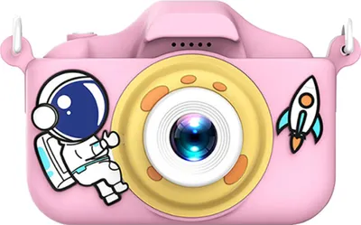 Image de Avizar, appareil photo numérique pour enfants avec double objectif Astro qualité HD, rose