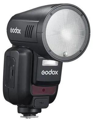 Zdjęcie produktu dla Godox V100, 1,7 s, Połączenia bezprzewodowe, 32 kan., 616 g, Kompaktowa lampa