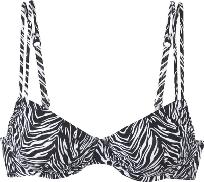 Produktbild von s.Oliver Bügel-Bikini-Top Kanto schwarz-weiß Größe 38 Cup F