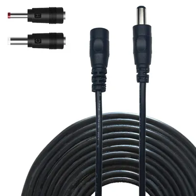 Productafbeelding van Verlengkabel 1m DC-Voedingskabel 5,5 x 2,1 mm Mannelijk naar Vrouwelijk