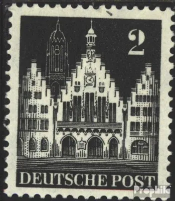 Produktbild von Briefmarken Bizone (Alliierte Besetzung) 1948 Mi 73W A gestempelt Bauten