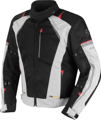Produktbild von Germot X-Air Evo Pro Motorrad Textiljacke, hellgrau/schwarz, L