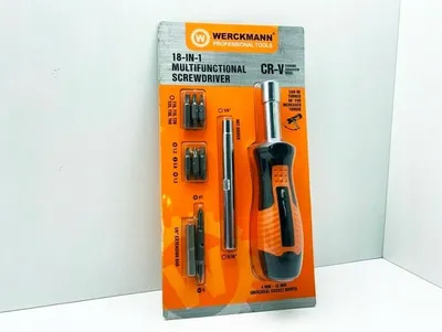 Produktbild von Werckmann Multifunktionsschraubendreher 18-in-1 Werkzeugset