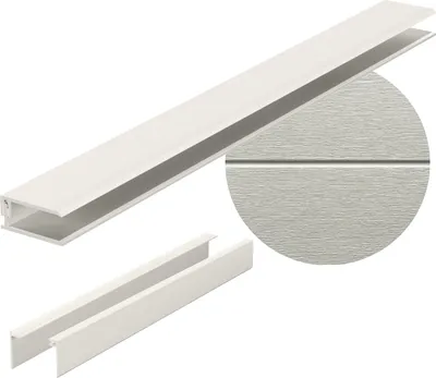 Produktbild von VOX KERRAFRONT Endleiste - Abschlussprofil für Fassadenpaneele - PVC - UV-beständig - 3,00 m - Perlgrau