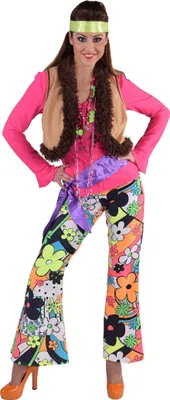 Produktbild von M216147-S-M-A Damen Hippie Weste Partyweste Gr.S-M
