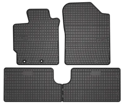 Zdjęcie produktu dla Dywaniki gumowe do Toyota Yaris III 2011-2019 – 4 szt., czarne, dopasowane – Wielganizator SolidPRO