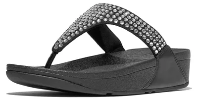 Produktbild von FITFLOP FitFlop Lulu Maxi-Crystal Toe-Post Sandals SCHWARZ 36