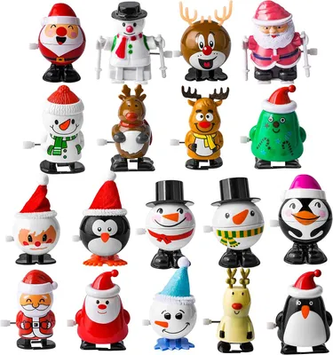 Productafbeelding van Kerstfeestpuzzels feestartikelen - Set van 18 - (18-delig set)