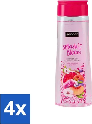 Immagine prodotto di Sence - Momenti Floreali e Pompelmo - Gel doccia - Fresco e fruttato - 300 ml - Confezione risparmio - 4 pezzi