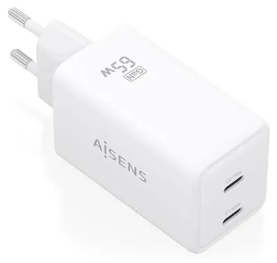 Zdjęcie produktu dla AISENS ASCH-65W2P078-W, Wewnętrzna, Prąd przemienny, 20 V, Biały