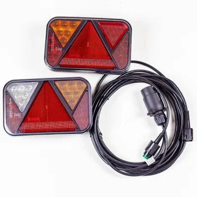 Obrázok produktu pre Sada: zadné svetlá Fritom FT-270 LED so 4 m 7-kolíkovým zväzkom