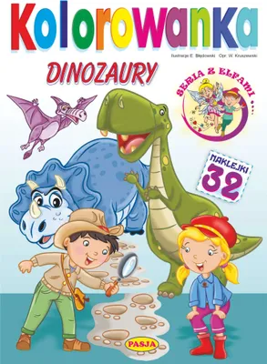 Zdjęcie produktu dla Kolorowanka dla dzieci Dinozaury