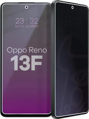 Produktbild von Hybridglas mit Privatschutzfilter für Oppo Reno13 F, Bizon Glass Mule Shadow, Matt