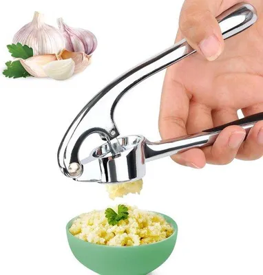 Produktbild von Knoblauchpresse silber leicht zu reinigen