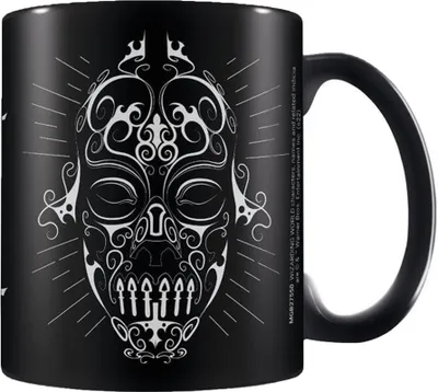 Immagine prodotto di Harry Potter - Tazza da caffè "Morsmordre" PM4683 (Taglia unica) (Nero/Bianco)