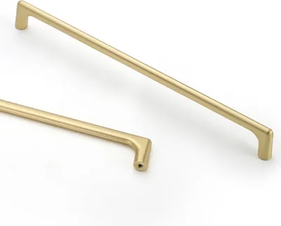 Produktbild von Küchenschrankgriffe - Gebürstetes Messing - 6 Stück - 224mm