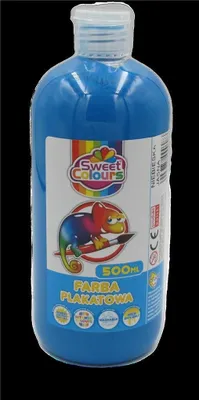 Produktbild von Farba plakatowa jasnoniebieska 500ml