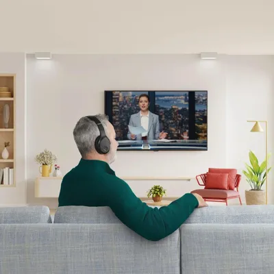 Produktbild von Hama 00221847, Verkabelt & Kabellos, TV, Kopfhörer, Schwarz