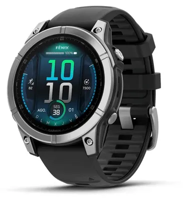 Produktbild von Garmin Fenix E, 3,3 cm (1.3"), AMOLED, Touchscreen, 16 GB, GPS, 76 g
