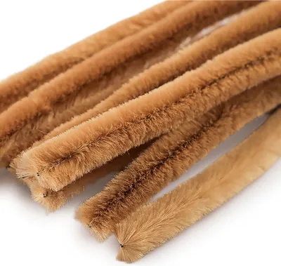 Produktbild von Pfeifenreiniger 20 Stück Superplüsch Chenille-Draht 10mm 30cm Pfeifenputzer