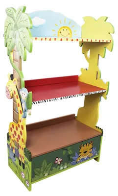 Produktbild von Sunny Safari Bücherregal ; Maße (LxBxH): 55,25 cm x 29,21 cm x 96,52 cm ; KYW-8268A