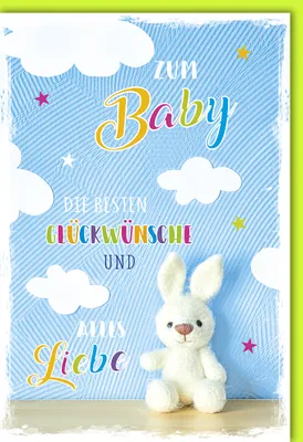 Produktbild von Geburt – Baby – Freudiges Ereignis - Karte mit Umschlag - "Die besten