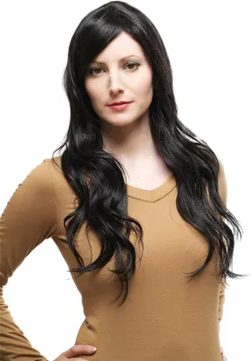 Produktbild von WIG ME UP Perücke schwarz, sehr lang 9320-2
