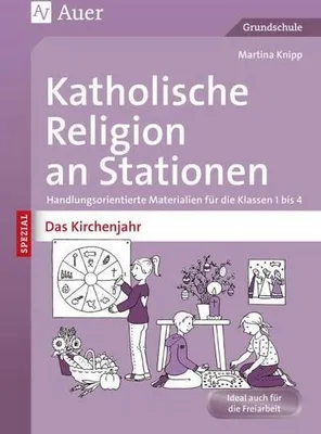 Obrázek produktu pro Katholische Religion an Stationen Das Kirchenjahr